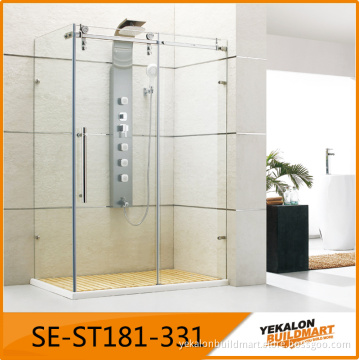 Straight line shape Shower Enclosure sliding glass door New design